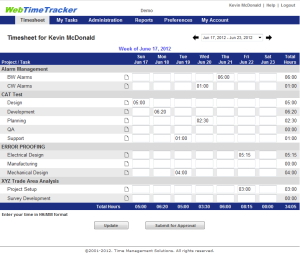 Online employee time clock software free